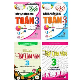 Combo Vở Bài Tập Nâng Cao Toán + Dàn Bài + Tập Làm Văn Lớp 3 (Bám Sát SGK Kết Nối Tri Thức Với Cuộc Sống) - HA - Cao Văn Hà