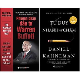 Combo Sách Về Tư Duy Đầu Tư: Phương Pháp Đầu Tư Warren Buffett + Tư Duy Nhanh Và Chậm ( Bìa Cứng ) - Phương Phương