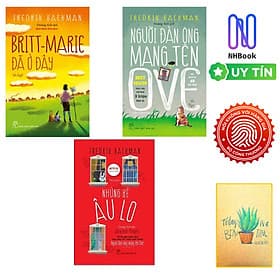 Combo Fredrik Backman : Britt-Marie Đã Ở Đây + Người Đàn Ông Mang Tên Ove Và Những Kẻ Âu Lo - Người Đàn Ông Mang Tên Ove ( Tặng sổ tay) - 