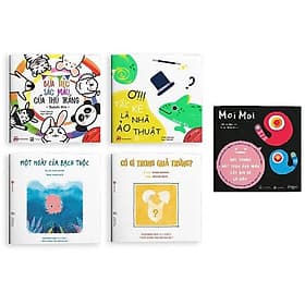 Sách Ehon Màu Sắc + Moi Moi - Ehon Nhật Bản cho bé 0-6 tuổi thông minh, sáng tạo - Minh Hà