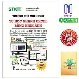 Tin Học Cho Mọi Người - Tự Học Nhanh Excel Bằng Hình Ảnh ( Tặng sổ tay) - Thương Thương