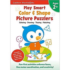 Sách Play Smart Color & Shape Picture Puzzlers 2+ - ED