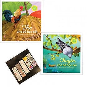 Combo Dành Cho Bé Từ 0 - 3 Tuổi - Thơ Cho Bé Học Nói + Chuyện Cho Bé Học Nói - - Chuyện