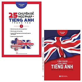 combo 5 Chuyên Đề Ngữ Pháp Tiếng Anh Trọng Tâm – (Tập 1) + Cẩm Nang Cấu Trúc Tiếng Anh - Tâm Anh