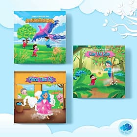 Bộ 03 truyện tranh thiếu nhi (Ăn Khế Trả Vàng, Cây Vú Sữa, Nàng Tiên Ốc) – Tranh màu - Vũ
