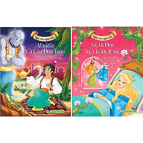 Combo 2Q Sách Song Ngữ Anh - Việt: Ngày Xửa Ngày Xưa - Aladdin Và Cây Đèn Thần + Ngày Xửa Ngày Xưa - Người Đẹp Ngủ Trong Rừng (Tủ Sách Vàng Cho Con Yêu Vừa Học Vừa Chơi) - An