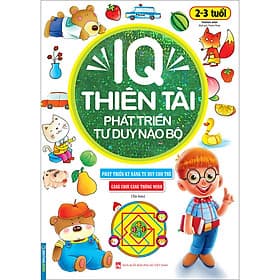 Sách IQ Thiên Tài Phát Triển Tư Duy Não Bộ 2-3 Tuổi - Minh Minh