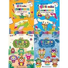 Combo Bé Tô Màu Cinnamoroll + Bé Tô Màu Baby Three - HA - Hồng Mâu