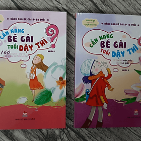 Combo 2 quyển: Cẩm nang bé gái tuổi dậy thì - Gã