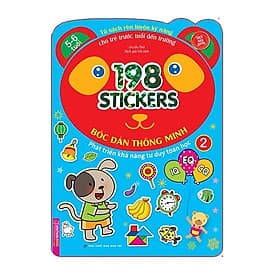 Sách Bóc Dán Hình Thông Minh Phát Triển Khả Năng Tư Duy Toán Học IQ EQ CQ (5-6 Tuổi) - 198 Sticker (Quyển 2) - Minh Minh