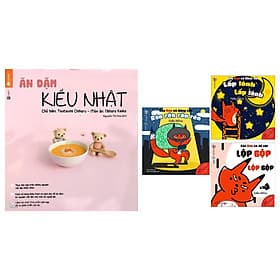 Combo Sách Nuôi Con & Truyện Ehon Nhật Bản 0 - 3 Tuổi: Ăn Dặm Kiểu Nhật + Ehon Sự Kỳ Diệu Của Âm Thanh + Poster An Toàn Cho Con Yêu (Sách phát triển trí tuệ cho bé + sách dinh dưỡng ăn dặm) - 