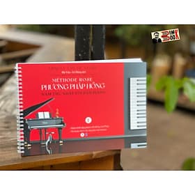 MÉTHODE ROSE – PHƯƠNG PHÁP HỒNG NĂM THỨ NHẤT VỚI ĐÀN PIANO – Ernest Van de Velde – Hà Vân và Lê Dũng dịch – Huy Hoàng Bookstore – NXB Dân Trí (Bìa mềm) - Lê Hoàng Dũng