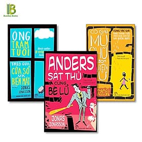 Combo 3 Tác Phẩm Của Jonas Jonasson: Ông Trăm Tuổi Trèo Qua Cửa Sổ Và Biến Mất + Cô Gái Mù Chữ Phá Bom Nguyên Tử + Anders Sát Thủ Cùng Bè Lũ - NXB Trẻ - NG.UYÊN