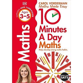 Sách 10 Minutes A Day Maths, Ages 3-5 - A Nam