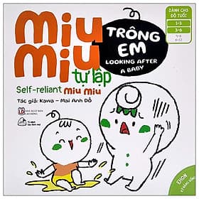 Sách Ehon Miu Miu Tự Lập Phần 2 Song Ngữ - Trông Em - Nam Việt
