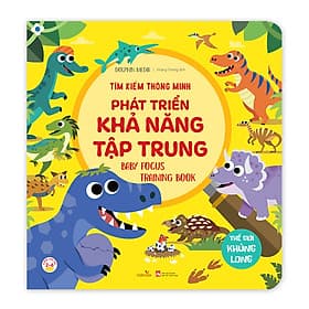 Sách cho bé - Thế Giới Khủng Long - Tìm Kiếm Thông Minh Phát Triển Khả Năng Tập Trung - Dành cho trẻ từ 2-6 tuổi - Minh Trung