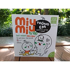 Sách Ehon Kỹ Năng Sống - Bộ 8 cuốn - Miu Miu Tự Lập Phần 2 ( cho bé từ 2 tuổi) - G