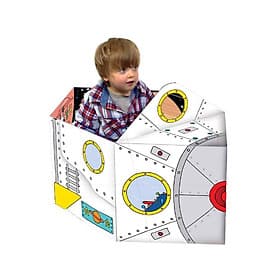 Sách tương tác - Convertible - Sách biến hóa mô hình - Spaceship – Tàu vũ trụ - Trụ Vũ