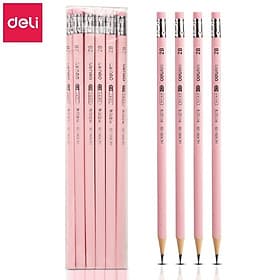  Bút chì lục giác Deli - bút chì gỗ - loại 2B/HB - 10 chiếc/hộp - 33158 / 33159 - Giác