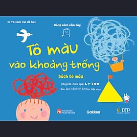 Dtpbooks - Tô Màu Vào Khoảng Trống - Tủ sách vui để học - Sách tô màu - Dòng sách cầm tay - Vũ