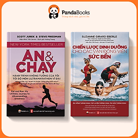 Combo 2 cuốn Ăn và chạy + Chiến lược dinh dưỡng cho các vận động viên sức bền - An Vi