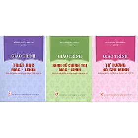 Combo 3 cuốn Giáo Trình Triết Học Mác – Lênin + Giáo Trình Kinh Tế Chính Trị Mác – Lênin + Giáo Trình Tư Tưởng Hồ Chí Minh (Dành Cho Bậc Đại Học Hệ Không Chuyên Lý Luận Chính Trị) - Bộ mới năm 2021 - Minh Minh