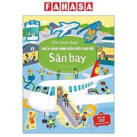 First Sticker Book - Sách Dán Hình Đầu Đời Cho Bé - Sân Bay - Sam Smith