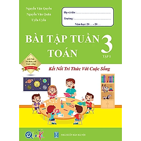 Sách Combo Bài Tập Tuần Toán Lớp 3 - Kết Nối Tri Thức Với Cuộc Sống - BẢN QUYỀN - Trí