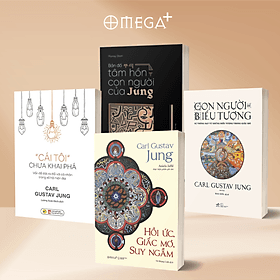 Bộ Sách Kinh Điển Khai Phá Nội Tâm Cùng Carl Jung: Con Người Và Biểu Tượng (Bìa Cứng) - Nhã Nam + Bản Đồ Tâm Hồn Con Người Của Jung + Hồi Ức, Giấc Mơ, Suy Ngẫm (Bìa Mềm)+ Cái Tôi Chưa Khai Phá - Alpha Books - Alpha Omega