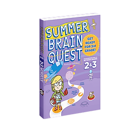 Sách summer brain quest 2&3 phát triển tư duy iq cho bé