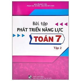 Bài Tập Phát Triển Năng Lực Toán 7 - Tập 2 - Trí Đức