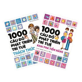 Combo 1000 Câu Đố Phát Triển Trí Tuệ (2 Cuốn) - Nhà xuất bản Larousse