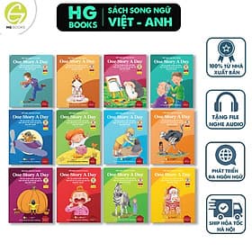 One Story A Day - Sách song ngữ cho bé, 12 cuốn truyện - 365 câu chuyện phát triển trí tuệ và nuôi dưỡng tâm hồn - Song Phát