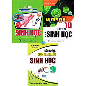 Combo Luyện Thi Vào Lớp 10 Chuyên Môn Sinh Học + Bồi Dưỡng Học Sinh Giỏi Sinh Học 9 + Bộ Đề Ôn Thi Vào Lớp 10 THPT - An Thi