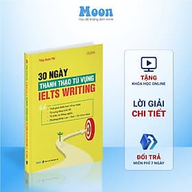 Sách từ vựng ielts - 30 ngày thành thạo từ vựng IELTS Writing Moonbook