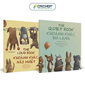 Combo 2 cuốn Khoảnh khắc im lặng và Khoảnh khắc náo nhiệt - Á Đông