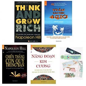 Combo 13 nguyên tắc nghĩ giàu làm giàu + tuần làm việc 4 giờ +chiến thắng con quỷ trong bạn +năng đoạn kim cương (bản đặc biệt tặng kèm bookmark AHA) - Đoàn Quý Lâm