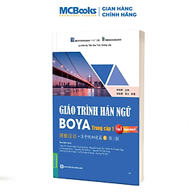Sách - Giáo Trình Hán Ngữ BOYA Trung Cấp 1 – Tập 1 Phiên Bản 3 - Nhà xuất bản Kinh tế tài chính