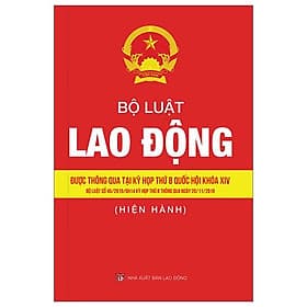 Bộ Luật Lao Động - Được Thông Qua Tại Kỳ Hợp Thứ 8 Quốc Hội Khóa XIV (Bộ Luật Số 45/2019/QH 14 Kỳ Họp Thứ 8 Thông Qua Ngày 20/11/2019) - Khoa