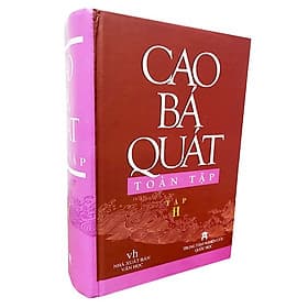 bìa cứng - CAO BÁ QUÁT toàn tập (tập 2) - Trung Tâm Nghiên Cứu Quốc Học - Quốc Nam
