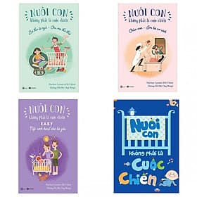 Combo nuôi con không phải cuộc chiến bộ 4 cuốn - Mẹ Ong Bông