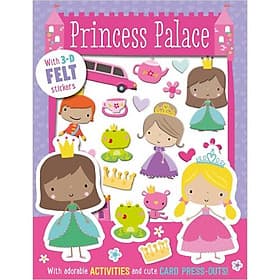 Felt Stickers Princess Palace Activity Book - Nam Phương