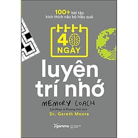 Sách 100+ Bài Tập Kích Thích Não Bộ Hiệu Quả 40 Ngày Luyện Trí Nhớ - Dr. Gareth Moore