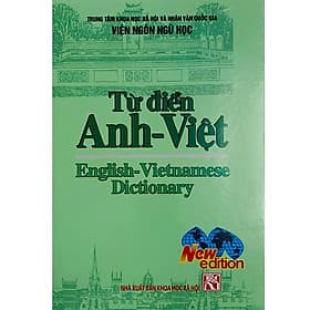 Từ Điển Anh - Việt 342000 Mục Từ (English - Vietnamese Dictionnary)(New Edition 2020) - 