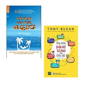 Combo 2 cuốn Sách Kĩ Năng Làm Vệc : Ứng Dụng Bản Đồ Tư Duy Trong Công Việc + Tuần Làm Việc 4 Giờ