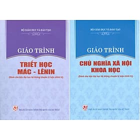 Combo Giáo Trình Triết Học Mác – Lênin + Giáo Trình Chủ Nghĩa Xã Hội Khoa Học (Dành Cho Bậc Đại Học Hệ Không Chuyên Lý Luận Chính Trị) - Bộ mới năm 2021 - Trí