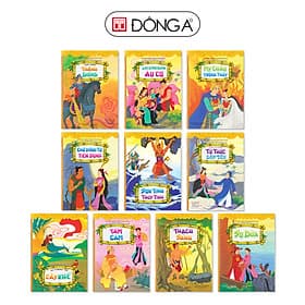 Combo 10 tập Truyện cổ tích Việt Nam đặc sắc song ngữ - A Nam