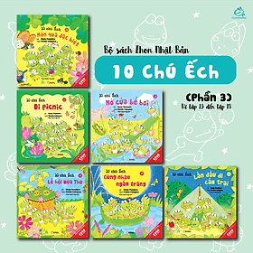 BỘ SÁCH TRANH EHON NHẬT BẢN “10 CHÚ ẾCH” - PHẦN 3 (T13 – 18) - Văn