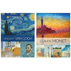 Combo Sách Về Những Danh Họa Vĩ Đại : Vincent Van Gogh + Claude Monet - Monet