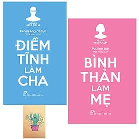 Combo Điềm Tĩnh Làm Cha và Bình Thản Làm Mẹ ( Tặng Kèm Sổ Tay Xương Rồng) - Chà
